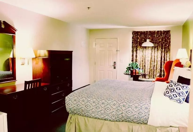 キングサイズベッドのスタンダードルーム, Americas Best Value Inn Rome