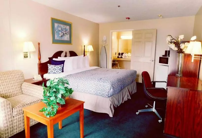 キングサイズベッドのスタンダードルーム, Americas Best Value Inn Rome