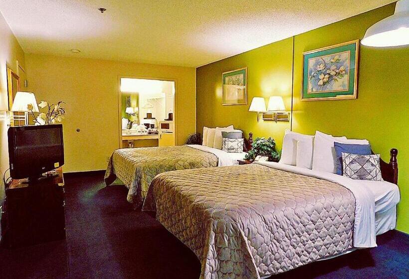 חדר סטנדרט שתי מיטות זוגיות, Americas Best Value Inn Rome