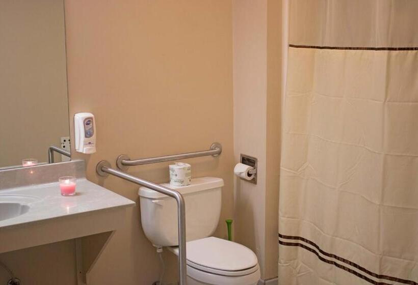 Quarto Estandar Cama King para Deficientes Físicos, Americas Best Value Inn Rome