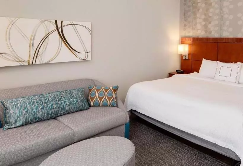 キングサイズベッドのスタンダードルーム, Courtyard By Marriott Pittsburgh West Homestead Waterfront