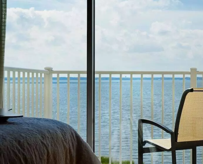 身障者適用ダブルベッド付きスタンダードルーム, Hampton Inn & Suites Ocean City/bayfront Convention Center