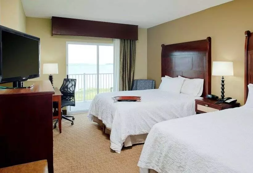 ２ダブルベッドのスタンダードルーム, Hampton Inn & Suites Ocean City/bayfront Convention Center