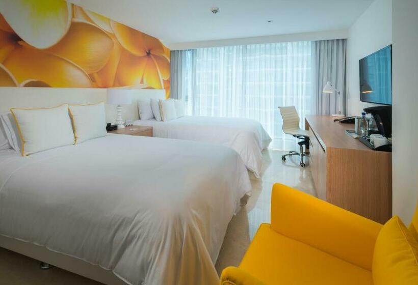 Quarto Estandar 2 Camas Casal, Radisson Cartagena Ocean Pavillion