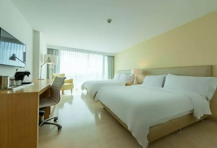 ２ダブルベッドのスタンダードルーム, Radisson Cartagena Ocean Pavillion