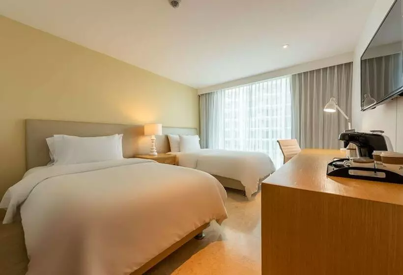 ２ダブルベッドのスタンダードルーム, Radisson Cartagena Ocean Pavillion