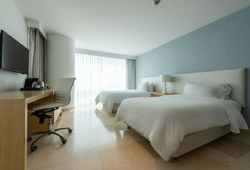 חדר סטנדרט שתי מיטות זוגיות, Radisson Cartagena Ocean Pavillion