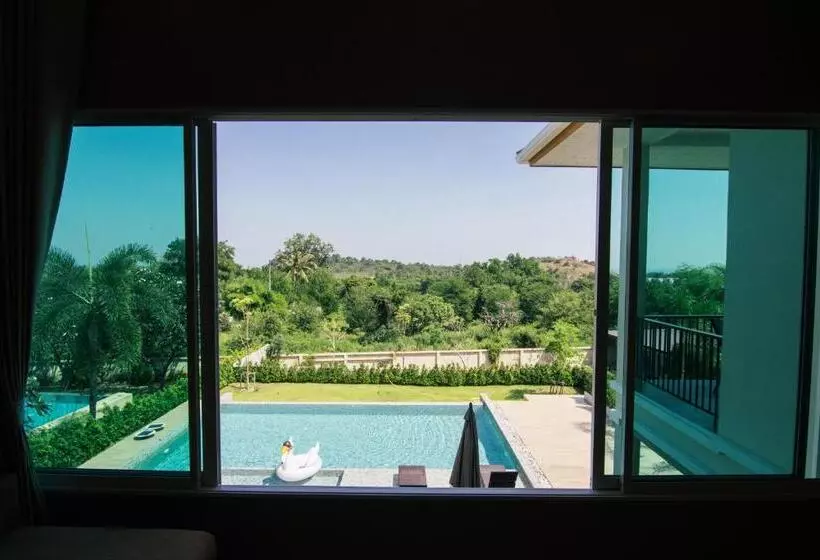 ویلای 1 خوابه با چشم‌انداز دریا, Searidge Hua Hin Resort & Poolvilla