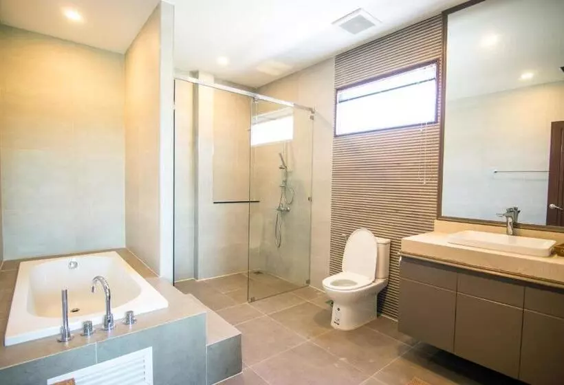 ویلای 1 خوابه با چشم‌انداز دریا, Searidge Hua Hin Resort & Poolvilla
