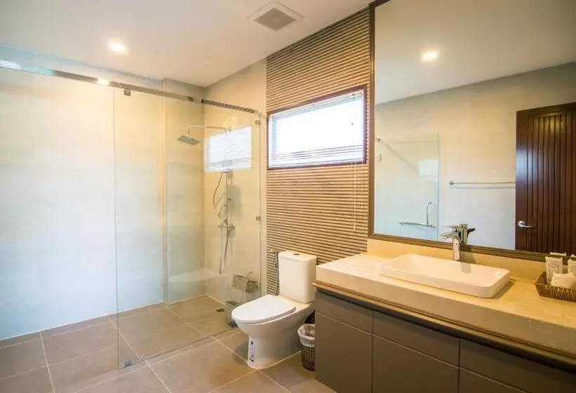 ویلای 1 خوابه با چشم‌انداز دریا, Searidge Hua Hin Resort & Poolvilla