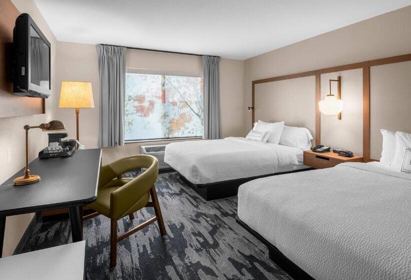 Quarto Estandar 2 Camas Casal, Fairfield By Marriott Inn & Suites Columbus Hilliard