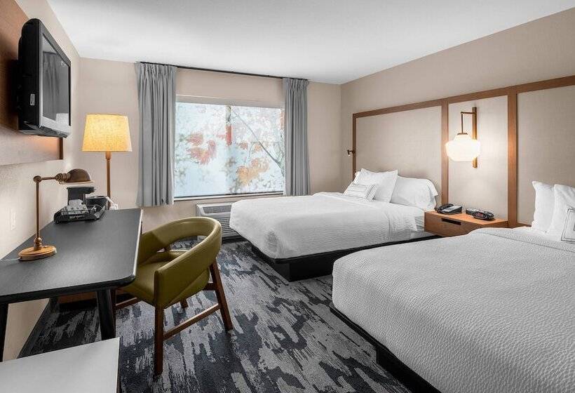 غرفه قياسيه سريرين مزدوجين, Fairfield By Marriott Inn & Suites Columbus Hilliard