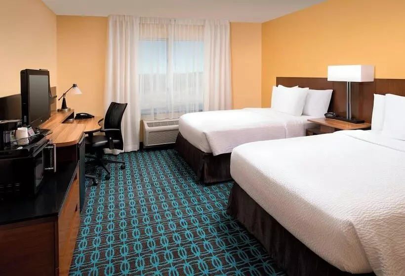 2ダブルベッドのスタンダードルーム, Fairfield Inn & Suites Weatherford