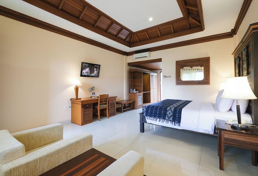 Quarto deluxe vista jardim, Bhuwana Ubud Hotel And Farming