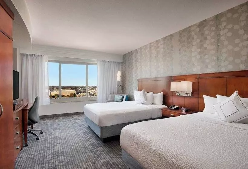 ２ダブルベッドのスタンダードルーム, Courtyard By Marriott Dallas Allen At Allen Event Center