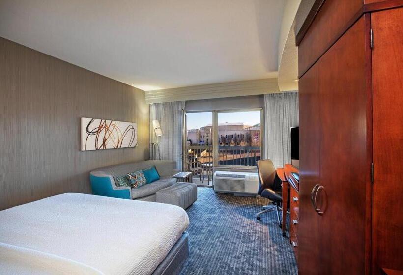 带大床的标准间, Courtyard By Marriott Dallas Allen At Allen Event Center