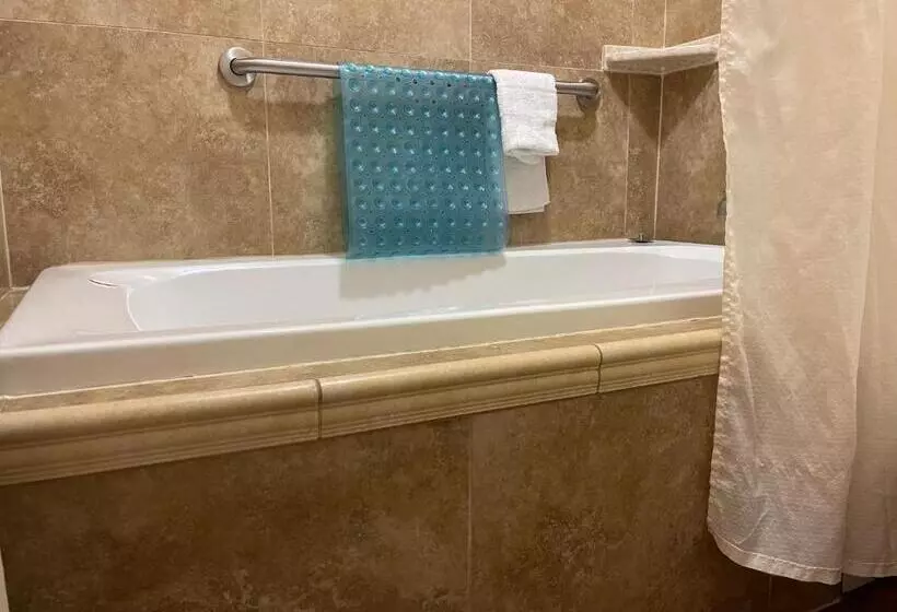キングサイズベッドのスタンダードルーム, Riverside Inn & Suites Santa Cruz