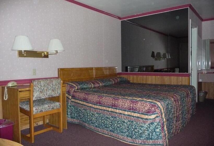 带大床的标准间, Red Rose Motel