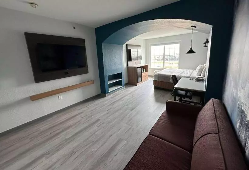 キングサイズベッドのスイートルーム, La Quinta Inn & Suites By Wyndham Ft Worth Burleson