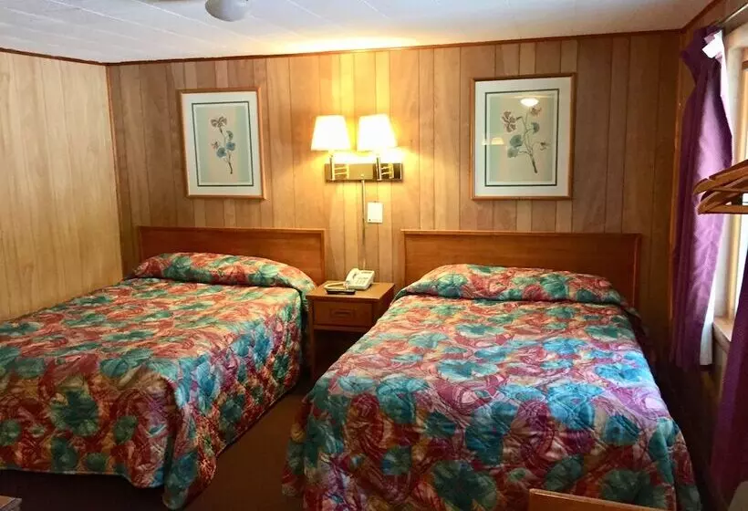 ２ダブルベッドのスタンダードルーム, Elmwood Motor Lodge