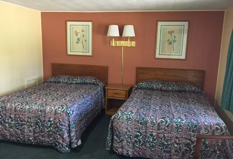 ２ダブルベッドのスタンダードルーム, Elmwood Motor Lodge