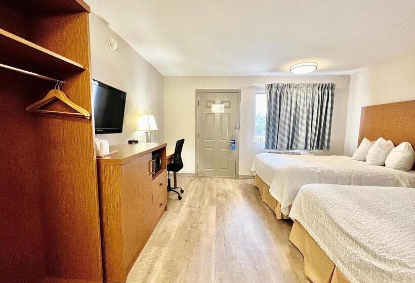 ２ダブルベッドのスタンダードルーム, Days Inn & Suites By Wyndham Arlington Near Six Flags