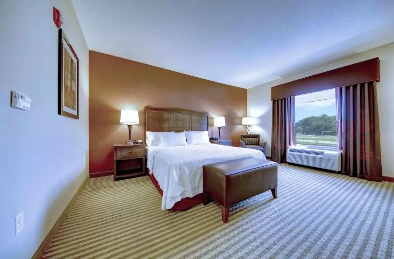 キングサイズベッドのスタンダードルーム, Hampton Inn & Suites Harrisburg/north