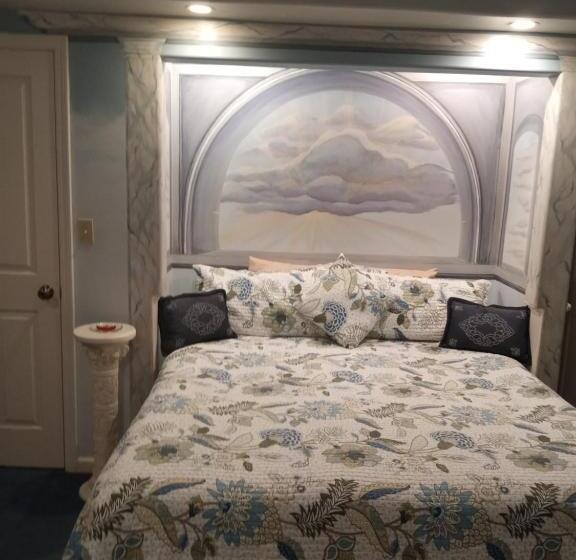 스탠다드 룸 킹사이즈 침대, All Seasons Groveland Inn