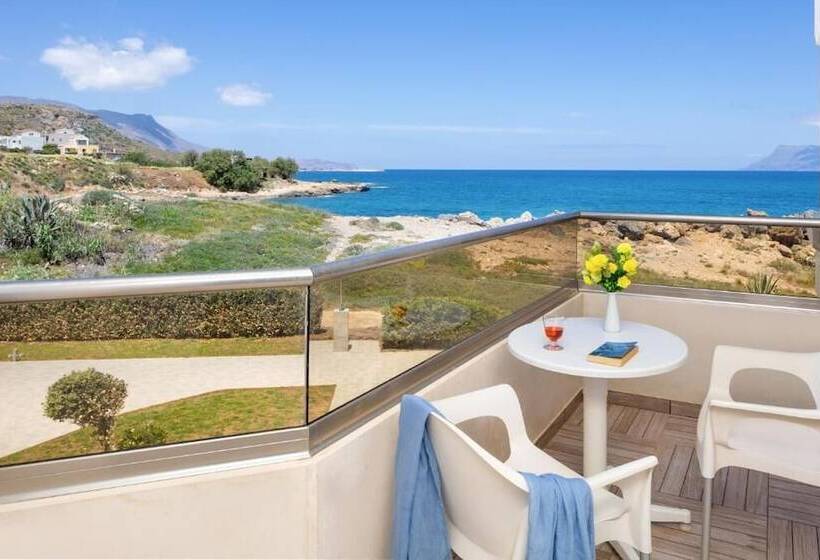 غرفة قياسية إطلالة جانبية علي البحر, Elena Beach