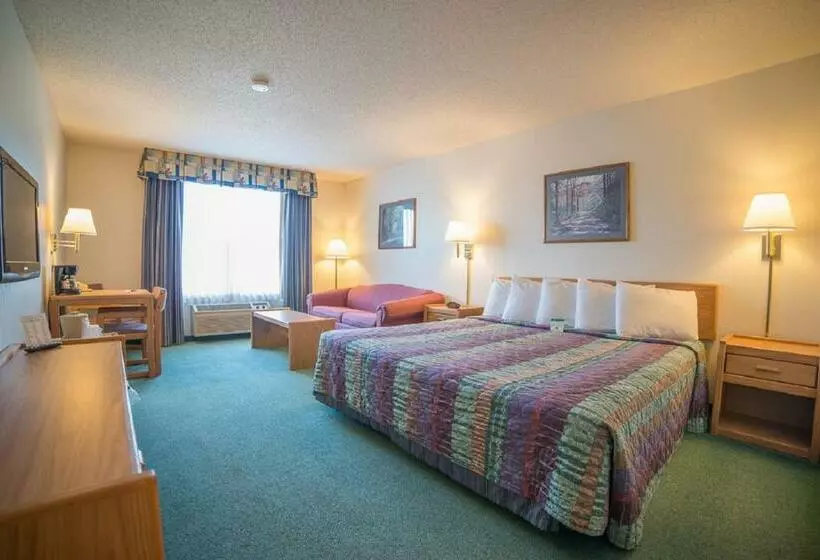 キングサイズベッドのスタンダードルーム, River Valley Inn & Suites
