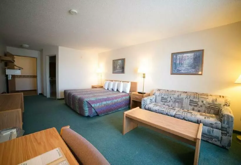 キングサイズベッドのスタンダードルーム, River Valley Inn & Suites