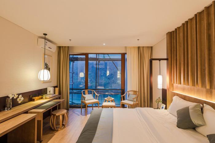 חדר סטנדרט עם מיטת קווין, Huangshan Demaotang