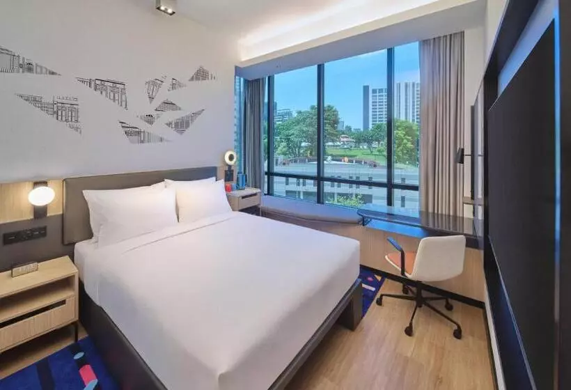 اتاق استاندارد با تخت دو نفره بزرگ, Aloft Singapore Novena