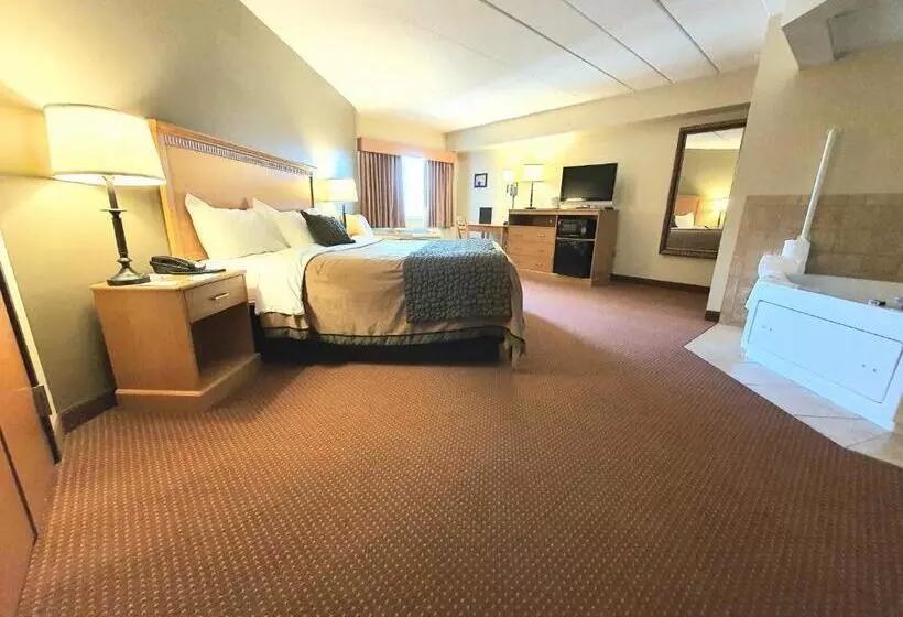 キングサイズベッドのスイートルーム, Amerivu Inn And Suites  Waconia