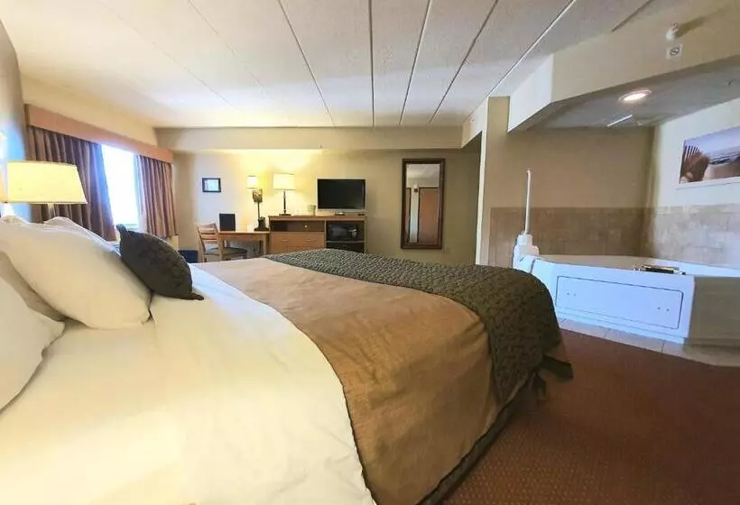 キングサイズベッドのスイートルーム, Amerivu Inn And Suites  Waconia