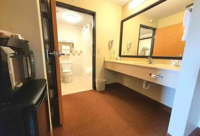 キングサイズベッドのデラックススイート, Amerivu Inn And Suites  Waconia