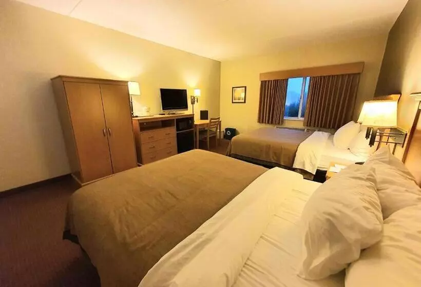 身障者適用クイーンサイズベッドルーム, Amerivu Inn And Suites  Waconia