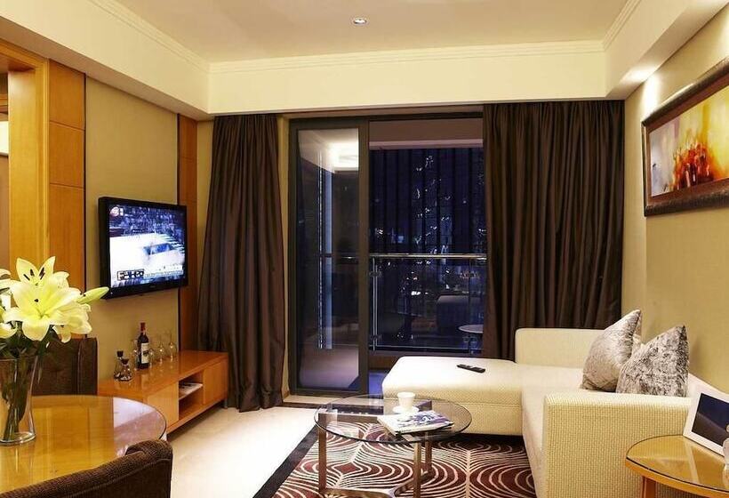 Апартаменты 1 Спальня, Dan Executive Hotel Apartment Zhujiang New Town Freeshuttle Bus To Cantonfair Duringcanton Fair Peri