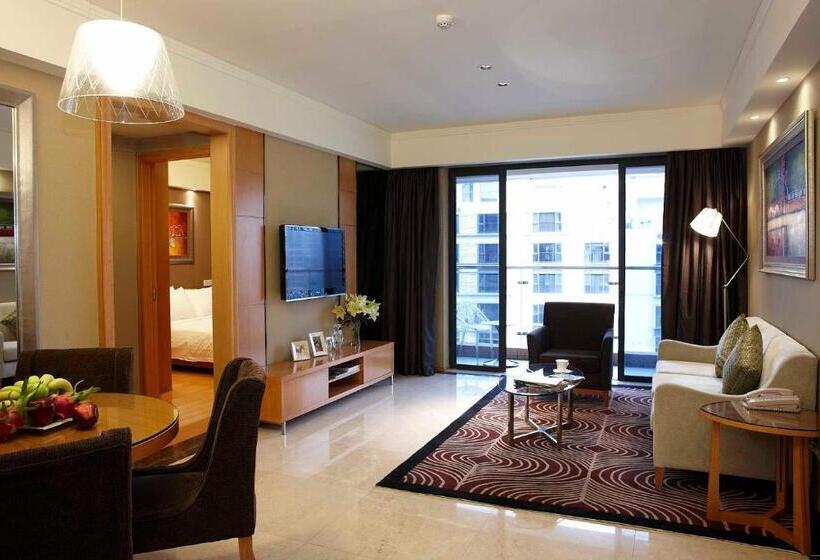 Апартаменты 2 Спальни, Dan Executive Hotel Apartment Zhujiang New Town Freeshuttle Bus To Cantonfair Duringcanton Fair Peri