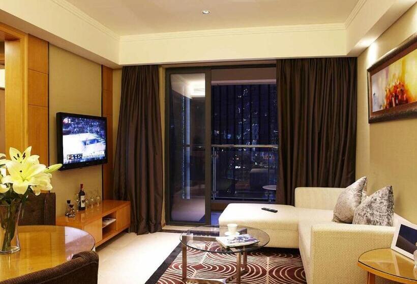 Апартаменты 1 Спальня, Dan Executive Hotel Apartment Zhujiang New Town Freeshuttle Bus To Cantonfair Duringcanton Fair Peri