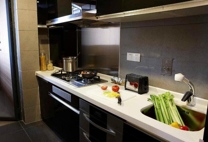 带1个卧室的公寓, Dan Executive Hotel Apartment Zhujiang New Town Freeshuttle Bus To Cantonfair Duringcanton Fair Peri