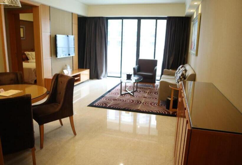 Апартаменты 2 Спальни, Dan Executive Hotel Apartment Zhujiang New Town Freeshuttle Bus To Cantonfair Duringcanton Fair Peri