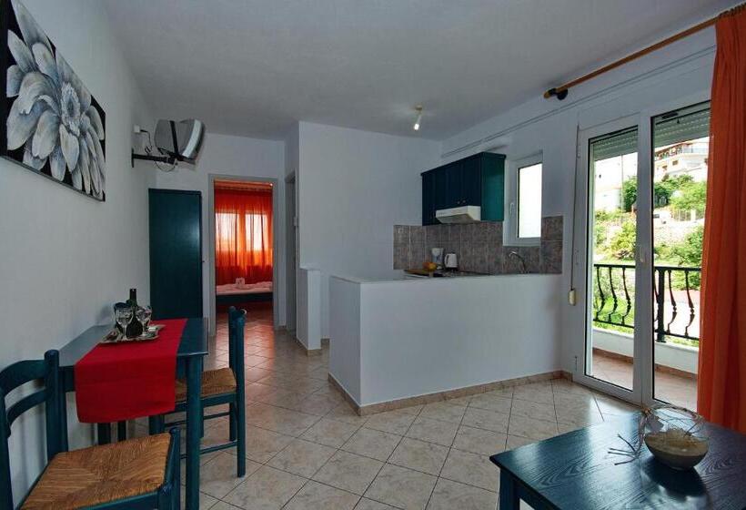 آپارتمان 1 خوابه با چشمانداز دریا, Studios Nelli Alonissos