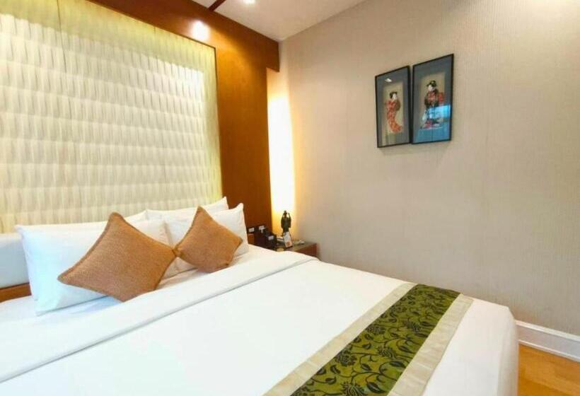 غرفة ديلوكس مطلّة علي الحديقة, Vartika Resovilla Kuiburi Beach Resort And Villas