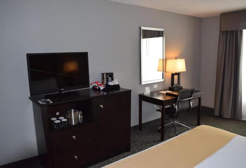 キングサイズベッドのスタンダードルーム, Holiday Inn And Suites East Peoria, An Ihg