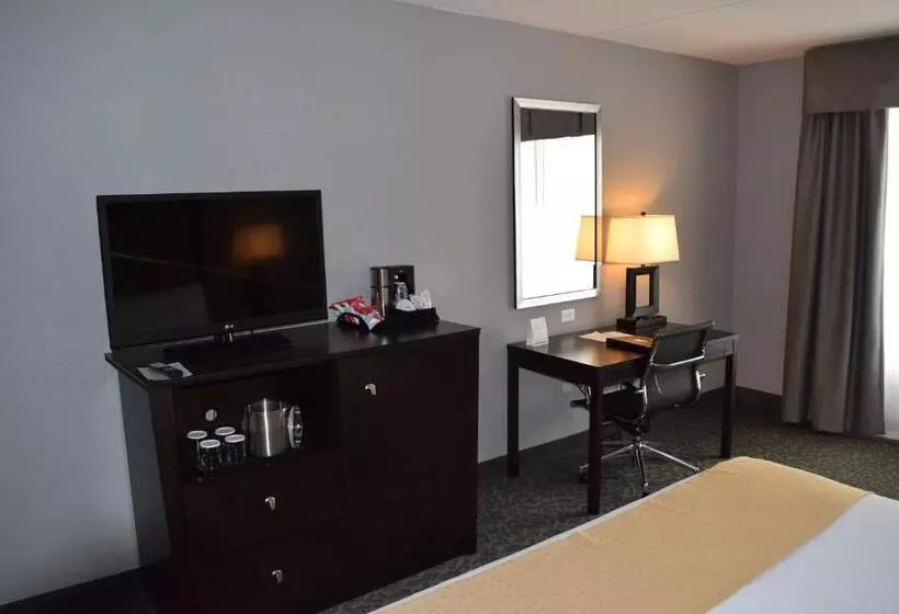身障者適用キングサイズベッドルーム, Holiday Inn And Suites East Peoria, An Ihg
