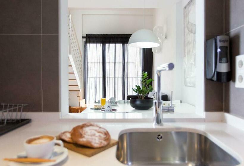 آپارتمان 1 خوابه با تراس, Mon Suites Catedral