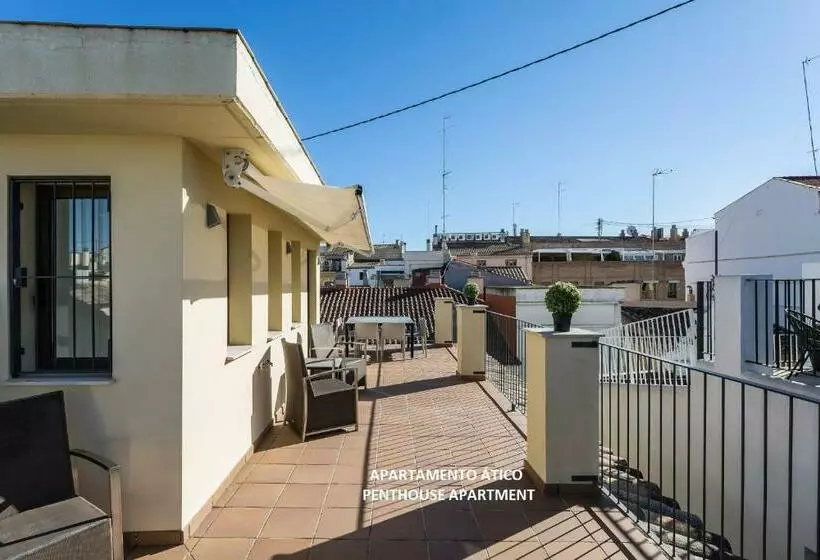 テラス付き１ベッドルームアパートメント, Mon Suites Catedral
