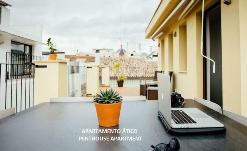 آپارتمان 1 خوابه با تراس, Mon Suites Catedral