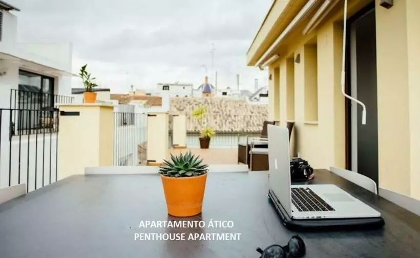 テラス付き１ベッドルームアパートメント, Mon Suites Catedral